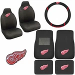8PC Nhl Detroit Red Wings Car Truck Floor Mats Seat Covers Steering Wheel. Fixed Price $119.89.