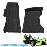 First-row Floor Mats Liner For 2017-2024 Polaris Slingshot Tpe All-weather Black. Fixed Price $78.49.