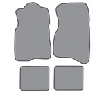 Floor Mats For 1990-1991 Honda Civic 4DR Sedan (HO305F HO306R) 4PC. Fixed Price $192.44.