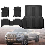 Tpe Floor Mats Liner+trunk Bed 5FT For 2016-23 Toyota Tacoma Doublecab Auto. Fixed Price $132.49.