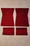 1978 - 1980 Gm Nos Floor Mat Set Front And Rear Of 4 ( Carmine Red ). Fixed Price $295.00.