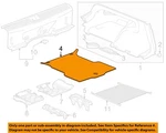 Gm Oem 18-20 Regal Sportback Rear Body Interior Trim-floor Mat 39075380. Fixed Price $330.22.