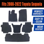 Front & Rear Floor Mats Carpet Waterproof Velour For 2008-2022 Toyota Sequoia. Fixed Price $41.49.
