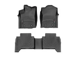 Weathertech Floorliner For 2018-2023 Toyota Tacoma 1ST & 2ND Row, Black. Fixed Price $199.90.