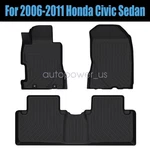 For 2006-2011 Honda Civic Sedan Tpe All-weather Front & Rear Floor Mats Liners. Fixed Price $74.79.