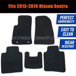 For 2013-2019 Nissan Sentra Black Carpeted Floor Mats Front & Rear Set Of 4 New. Fixed Price $38.49.
