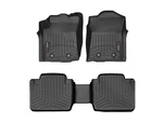 Weathertech Floorliner For 2018-2023 Toyota Tacoma 1ST & 2ND Row, Black. Fixed Price $199.90.