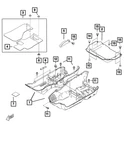 Genuine Mopar Mat-floor 68319022AA. Fixed Price $388.70.