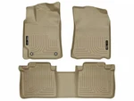 Husky Weatherbeater FRONT/2ND Row Floor Mats 3PC Fits 2012-2017 Toyota Camry Tan. Fixed Price $149.99.