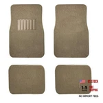 4 Pc Carpet Floor Mats Set - Front Trucks Suvs With Heel Pad. Fixed Price $44.50.