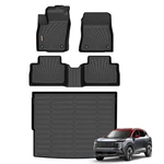 Binmotor Floor Mats For Jeep Grand Cherokee 2021-2025 6-SEATER Tpe Black. Fixed Price $83.40.