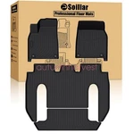 Tpe Floor Mats For 2022-2025 Tesla Model X 6-SEATS 3 Row Liners Waterproof. Fixed Price $89.49.