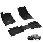 3W Floor Mats For 2024 2025 Toyota Tacoma (double Cab & Automatic) All Weather. Fixed Price $109.99.