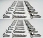 66 Chrome Interior Screws! For Classic & Vintage Vehicles - Car/truck/wagon/etc. Fixed Price $24.95.