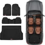 Motor Trend Flex Tough Black Rubber Floor Mats & Cargo Liner Set Suv Truck. Fixed Price $45.21.