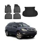 Omac G010535 Classic 1ST, 2ND Row & Cargo Black Floor Mat Liner Set. Fixed Price $149.99.