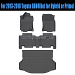 For 2013-2018 Toyota RAV4 Tpe Front & Rear Floor Mats / Trunk Cargo Liners Black. Fixed Price $115.79.