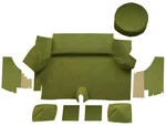 1969-1970 Ford Mustang Trunk Mat Nylon Fits: Fastback, Kit With Boards. Fixed Price $434.95.