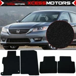Fits 13-17 Honda Accord Sedan Nylon Floor Mats Carpet Front & Rear Black 4PC Set. Fixed Price $59.99.