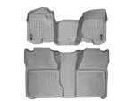 Weathertech Floorliner For 2007-2007 Gmc Sierra 1ST (oth) & 2ND Row, Grey. Fixed Price $261.90.