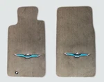 New! 2002-2005 Ford Thunderbird Tan Carpet Floor Mats Embroidered Logo. Fixed Price $134.50.