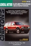 Chevrolet Blazer, Jimmy, Typhoon, And Bravada, 1983-93. Fixed Price $12.07.
