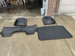 Smartliner Black 1ST & 2ND Row Floor Liners Cargo For Chevrolet Suburban. Fixed Price $150.00.