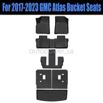 For 2017-2023 Gmc Acadia 6 Seats Tpe Floor+backrest Mats+trunk Cargo Liner 7PCS. Fixed Price $135.99.
