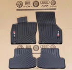 Original A3 S3 8V (12-20) All-weather Rubber Floor Mats Carpets Set Logo Lhd. Fixed Price $329.90.