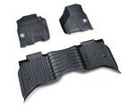 Genuine Mopar All-weather Floor Mats Bucket-style Crew Cab Black 82215583AB. Fixed Price $173.60.