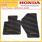 New Genuine Oem Honda S2000 Floor Mat Set 00-09 Black / Yellow Usdm AP1 AP2 Cr. Fixed Price $294.98.