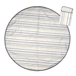 Prince Lionheart Multi-purpose Catchall, Round Splat Mat, Gray Stripe. Fixed Price $7.55.