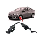 Left Driver Side Fender Liner For 2012-2016 Chevrolet Sonic GM1248236 Front. Fixed Price $57.42.