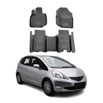 For Honda Fit 2009-2013 Omac 3411444 Classic 1ST & 2ND Row Black Floor Mat Set. Fixed Price $79.99.
