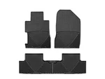 Weathertech All-weather Floor Mats For Civic/civic Si 1ST & 2ND Row Black. Fixed Price $103.90.