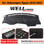 Wellvisors Mat Dashboard Cover For Volkswagen 2018-2024 Tiguan Suede Black. Fixed Price $59.99.