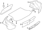 Genuine Nissan Trunk Carpet 84902-5EE0A. Fixed Price $297.37.