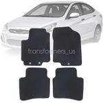 For 2012 2013 2014-2017 Hyundai Accent Front & Rear Floor Mats Carpet Black New. Fixed Price $28.79.