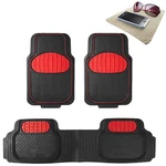 Universal Rubber Floor Mats Football Design Red For Car Suv Van W/ Free Gift. Fixed Price $39.99.