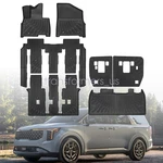 Tpe Floor Mats/trunk Cargo Liner/backrest For 2025-2026 Kia Carnival Hybrid. Fixed Price $152.09.