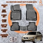 3D Molded Car Floor Mats Liners Fits Volvo S40 2004-2012 All Season Heavy Duty. Fixed Price $123.24.