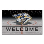 Fanmats Nhl Nashville Predators Welcome - Heavy Duty Rubber Door Mat, 20". Fixed Price $55.52.