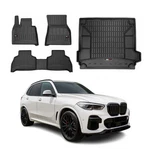 Omac Premium Floor Mats & Cargo Liners For Bmw X5 2019-2026 Rubber Black Pcs. Fixed Price $189.99.
