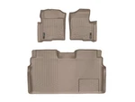 Weathertech Floorliner 2011-2011 Ford F-150 1ST & 2ND Row, Tan. Fixed Price $241.90.