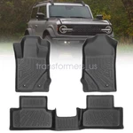 Tpe Floor Mats Liners Waterproof 2021-2025 Ford Bronco Door All Weather. Fixed Price $80.99.