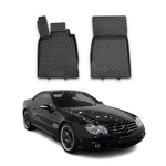Omac Floor Mats Liner For Mercedes Class R230 2003-2012 Rubber Tpe Black 2PCS. Fixed Price $69.99.