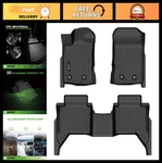 Custom All Weather Floor Mats Ford Ranger Supercrew Cab 2019-2023, Heavy Dut. Fixed Price $159.99.