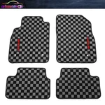 Floor Mats For 08-16 Chevrolet Cruze Carpet Black Gray Checkered W/ Sport. Fixed Price $69.99.