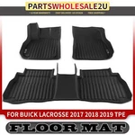3PCS New Front & Rear Black Floor Mats Liners For Buick Lacrosse 2017 2018 2019. Fixed Price $108.46.