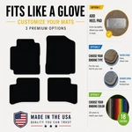 Avery Touring Black Carpet Front & Rear Floor Mats For 2000-2005 Toyota Echo #vi. Fixed Price $115.40.
